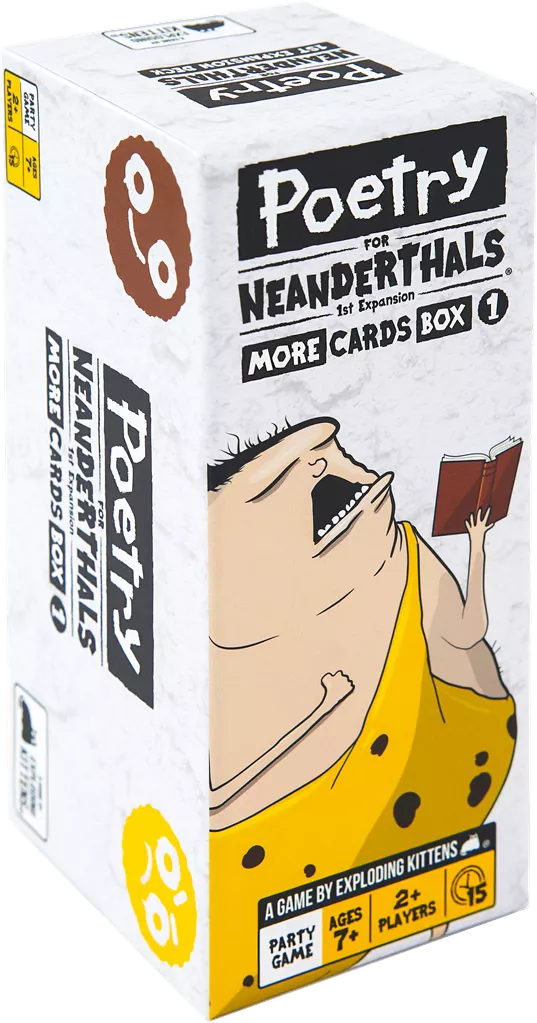 EXPLODING KITTENS Poetry For Neanderthals 1st Expansion