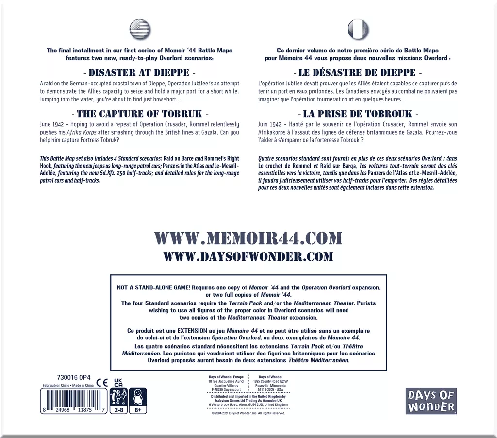 Days Of Wonder Memoir'44 - Disaster At Dieppe - Afbeelding 3