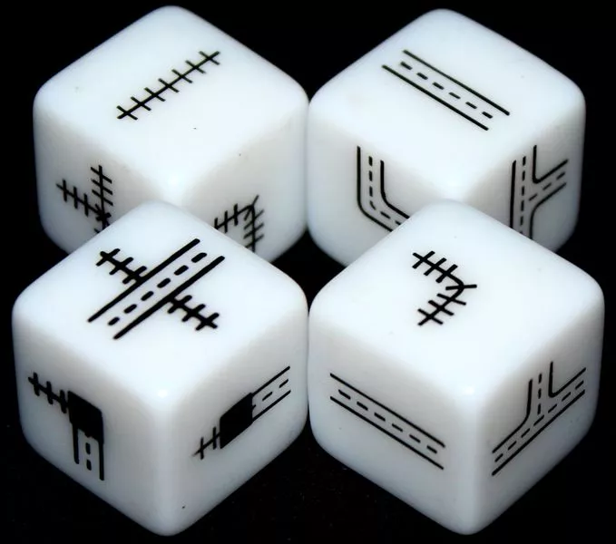 Railroad Ink (Vuurrode Versie) - Dobbelspel - Image 4