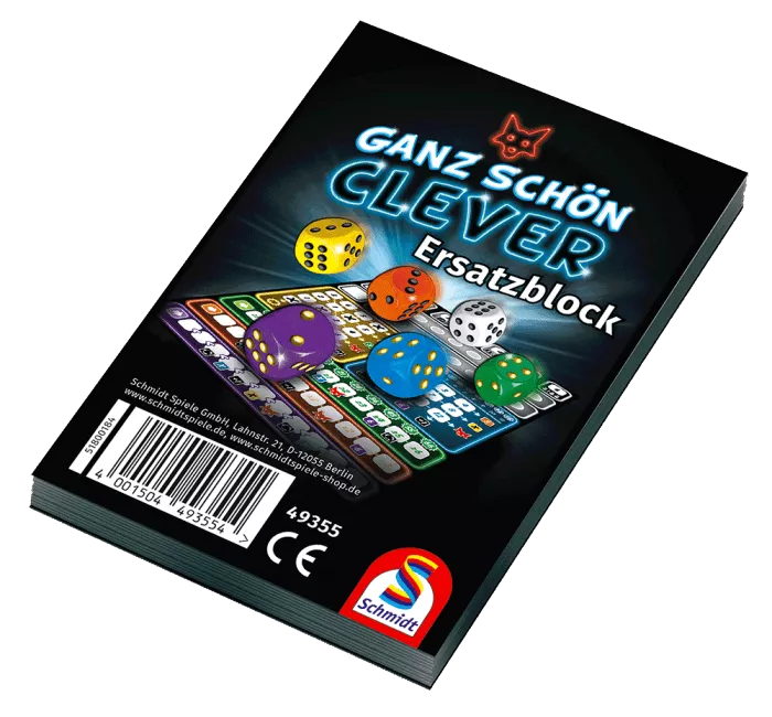 999 Games Clever Scoreblok 2 Stuks - Dobbelspel - Image 2