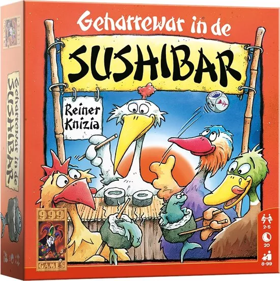 999 Games Geharrewar In De Sushibar - Dobbelspel - Image 2