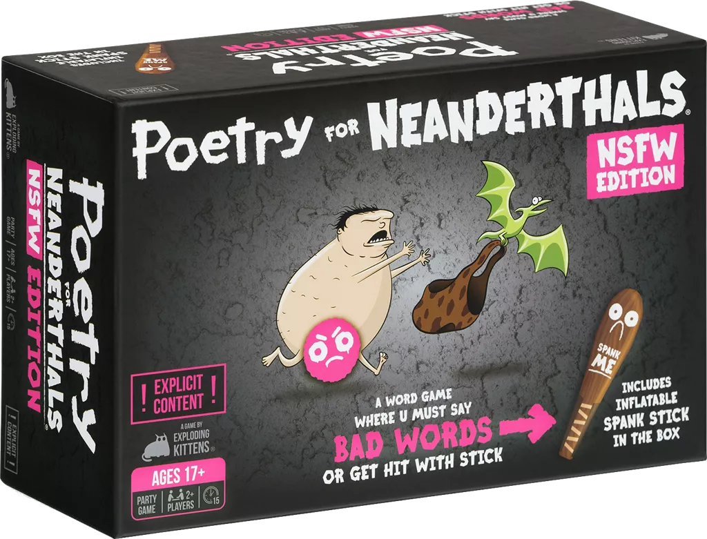 EXPLODING KITTENS Poetry For Neanderthals NSFW