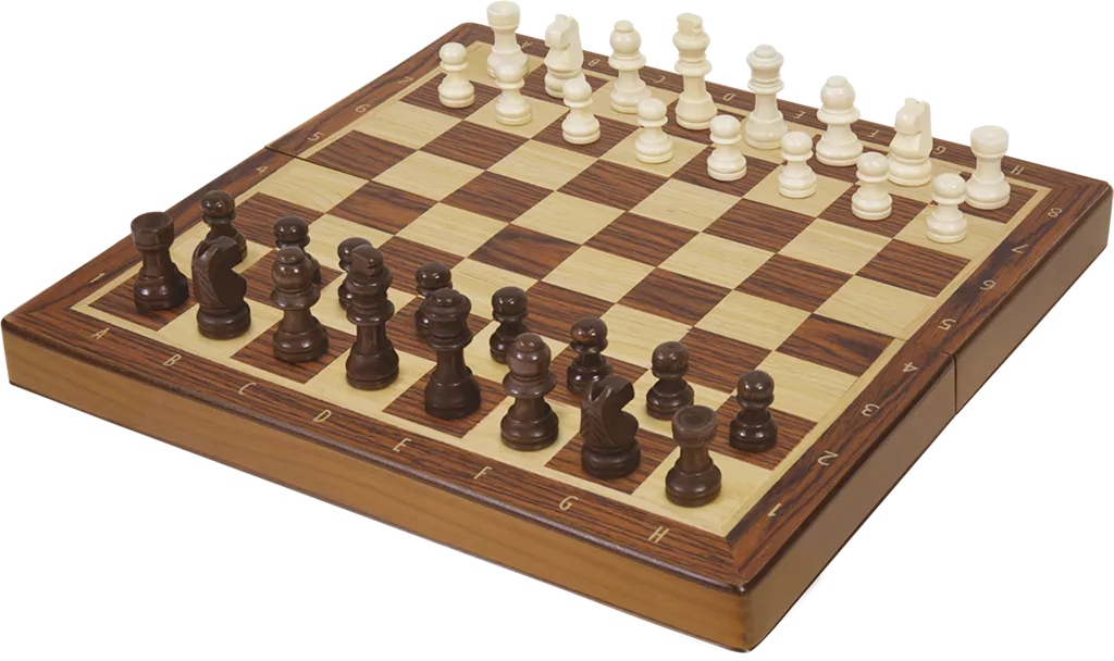 Houten Schaakspel Opvouwbaar - Image 4