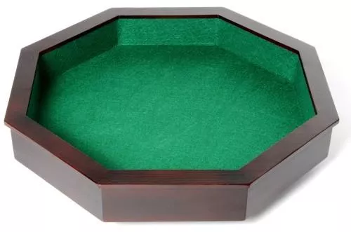 Dobbelpiste 8-hoekig Bruin MDF