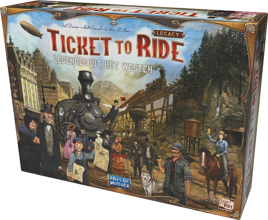 Days Of Wonder Ticket To Ride Legacy Legends Of The West EN