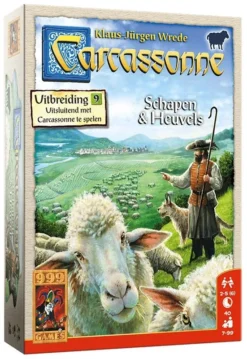 999 Games Carcassonne: Schapen & Heuvels - Bordspel