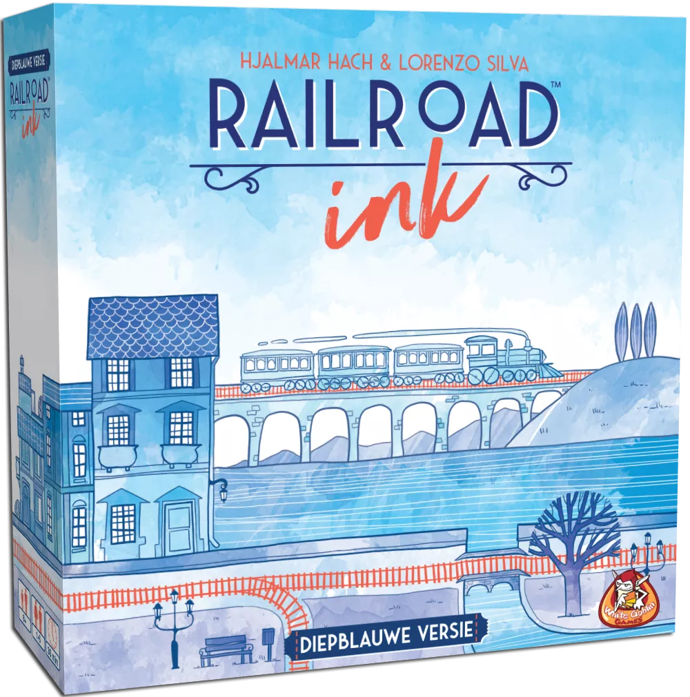 Railroad Ink (Diepblauwe Versie) - Dobbelspel