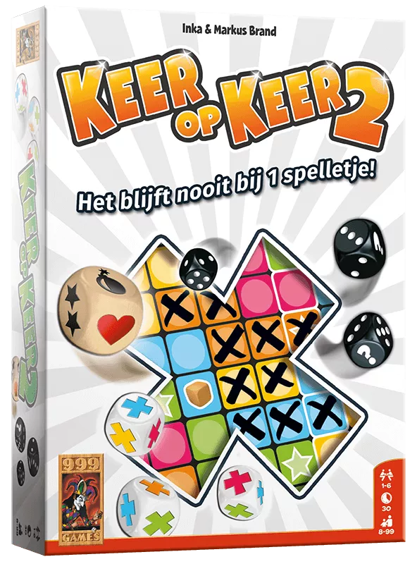 999 Games Keer Op Keer 2 - Dobbelspel