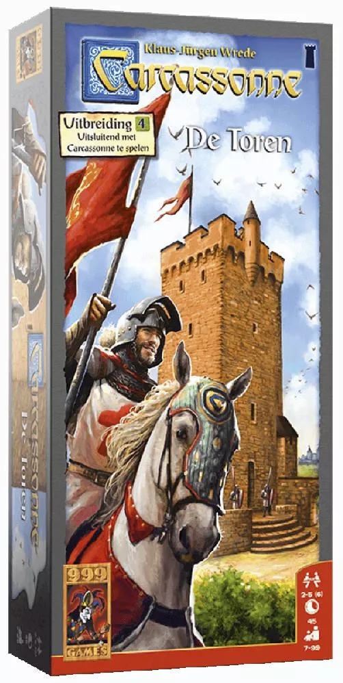999 Games Carcassonne: De Toren Bordspel