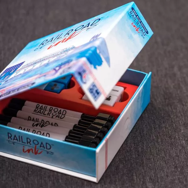 Railroad Ink (Diepblauwe Versie) - Dobbelspel - Image 5