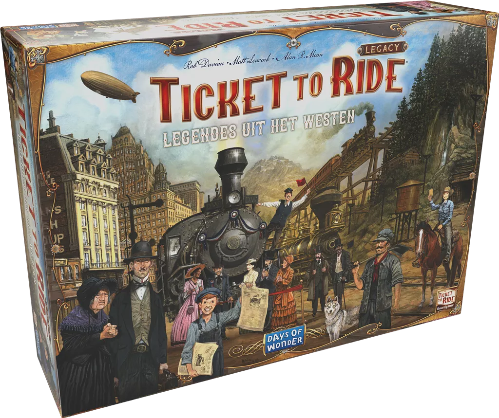Days Of Wonder Ticket To Ride Legacy Legendes Uit Het Westen NL