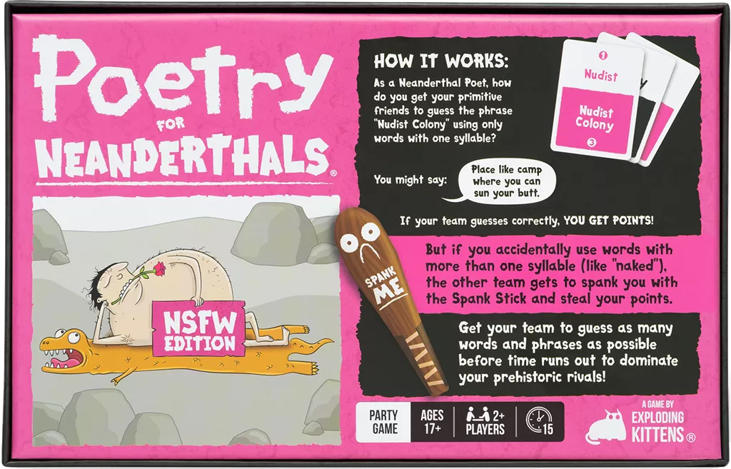 EXPLODING KITTENS Poetry For Neanderthals NSFW - Image 2